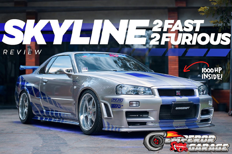 Review Skyline R34-nya Brian O-Connor 1000HP