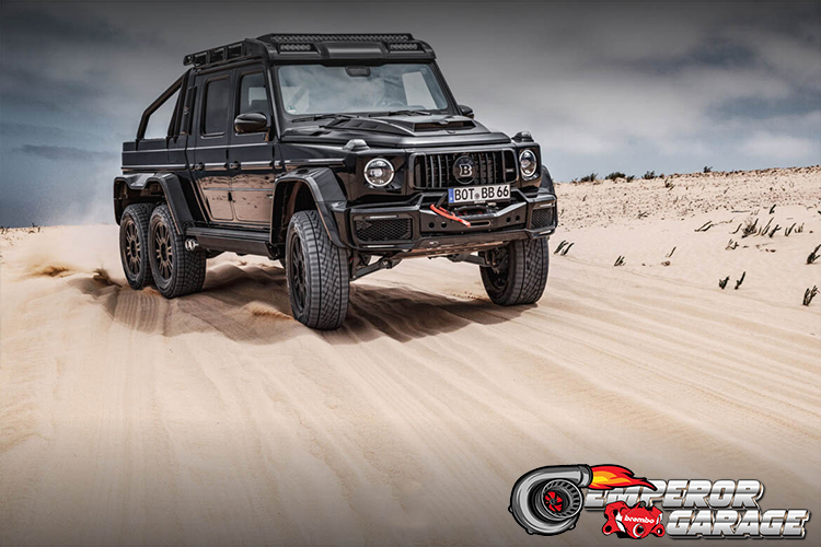 Brabus XLP 900 6×6 Superblack: Monster Jalanan