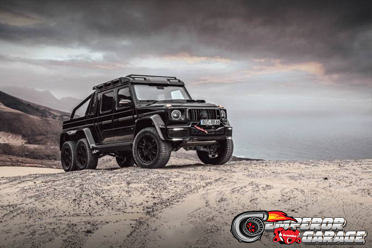 Brabus XLP 900 6×6 Superblack: Monster Jalanan