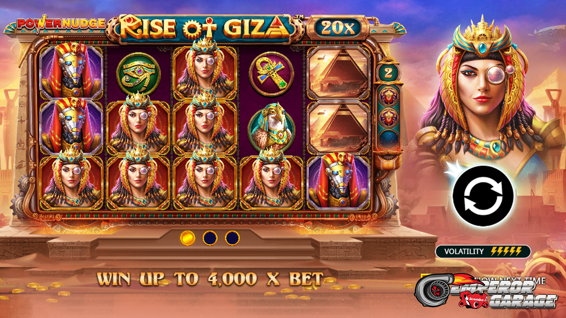 Slot Rise of Giza Powernudge: Gabungan Klasik dan Modern