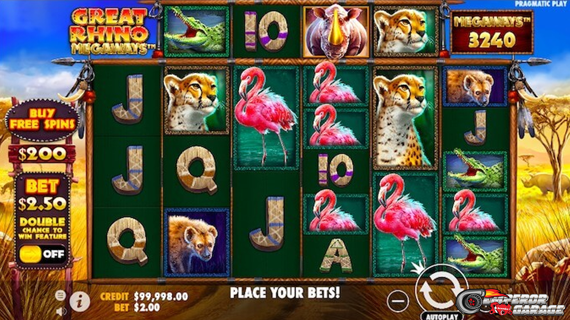 Keajaiban Slot Great Rhino Megaways: Jackpot Menggoda Menanti